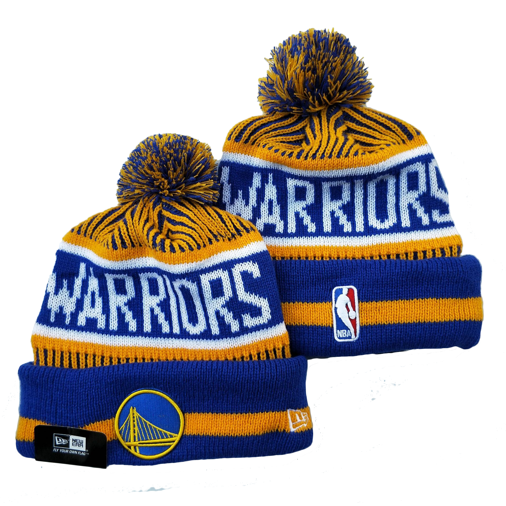 Golden State Warriors Knit Hats 012
